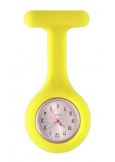 Reloj Enfermera Silicona estándar Amarillo