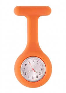 Reloj Enfermera Silicona estándar Naranja