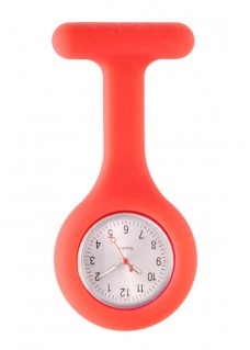 Reloj Enfermera Silicona estándar Rojo