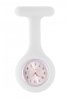 Reloj Enfermera Silicona estándar Blanco