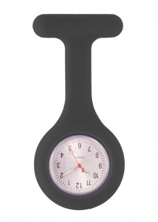 Reloj Enfermera Silicona estándar Negro 