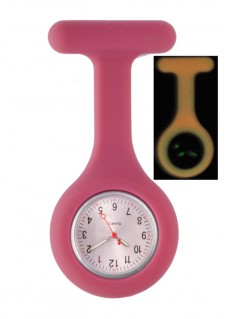 Reloj Enfermera Silicona Fluorescente Berry